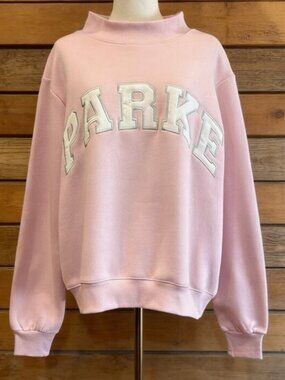 PARKE Fleece Varsity Mockneck in Sprinkle